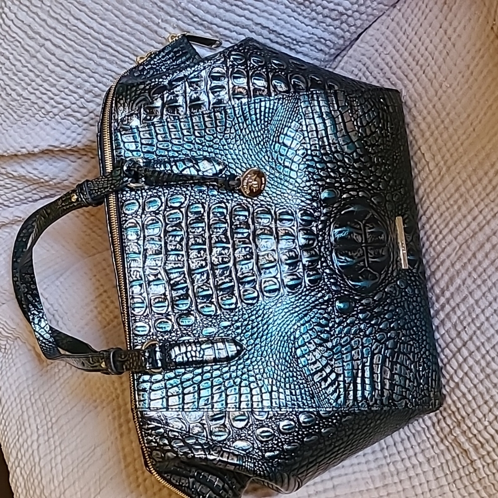 Brahmin Medium Camila Handbag Agate Melbourne Leather